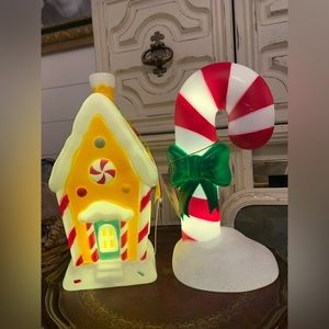 Holiday time tabletop blowmolds